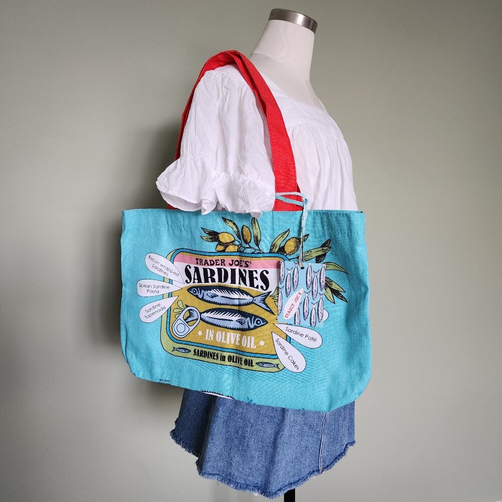 Trader Joe's NWT Sardine Tote